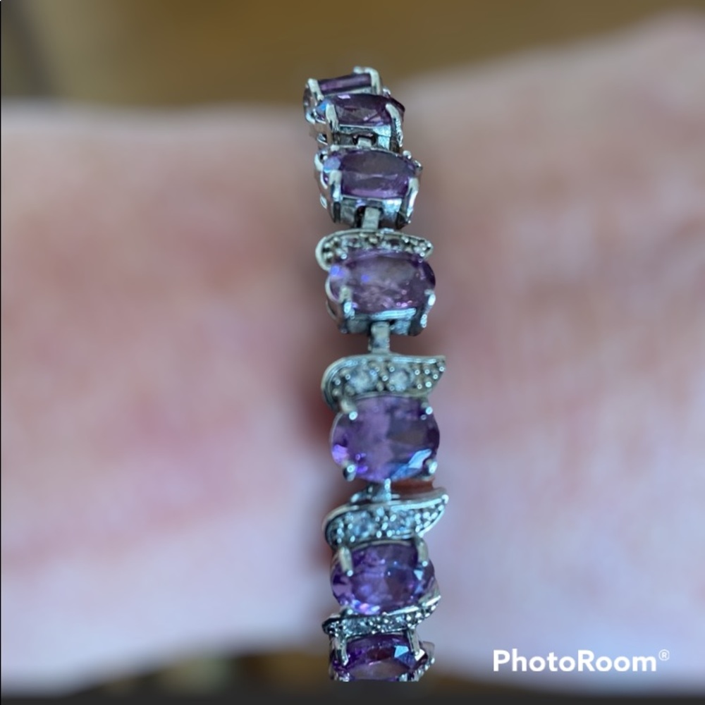 Amethyst Bracelet- 925SS